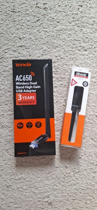 Wi-fi адаптер tenda u6 wireless n300, high gain usb 2.0, 1 x 6dbi