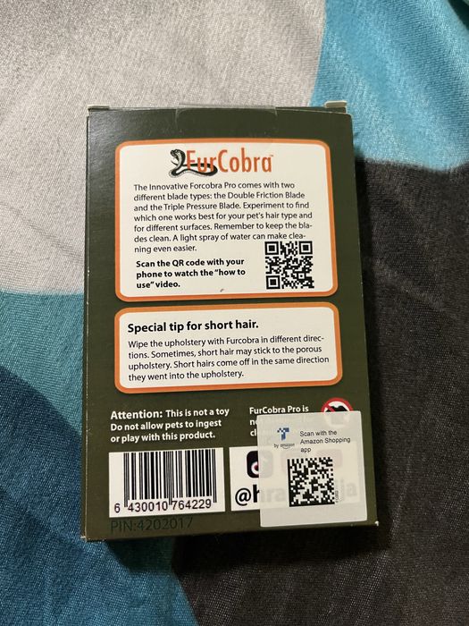 FurCobra Pro - Dispozitiv îndepărtare păr animale de pe suprafete