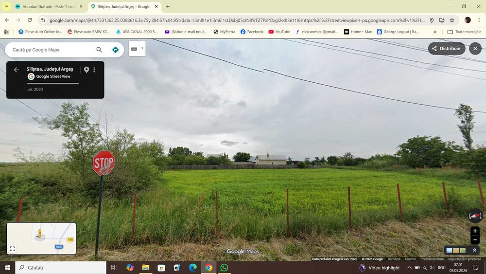 Teren de vanzare 2220 m