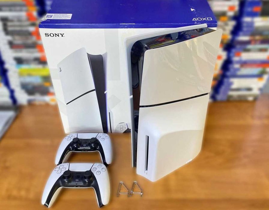 PS5 Slim 2 Геймпада 1Tb Gta 5 Mk 11 Call Of Duty и др игры