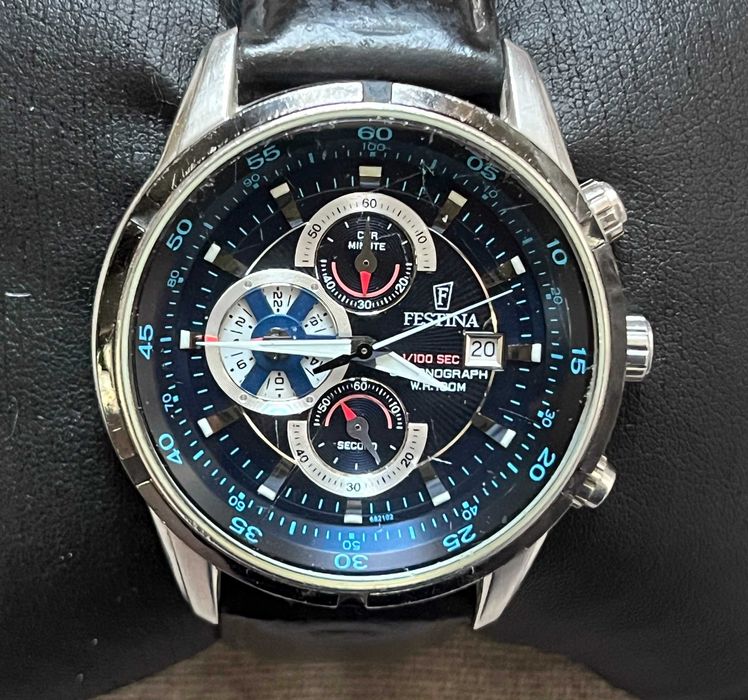 Ceas Festina F6821 cronograf otel inoxidabil 10ATM Miyota original