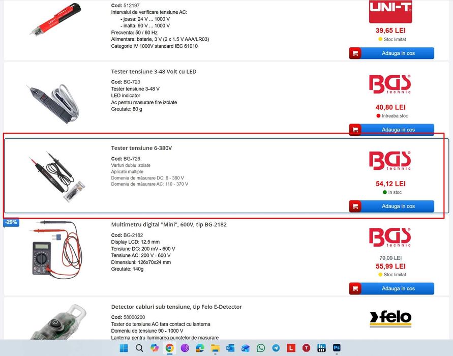 Tester de tensiune Steinel