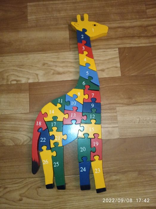 Продам пазлы деревянные