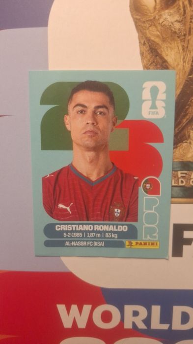 Cartonaș Cristiano Ronaldo