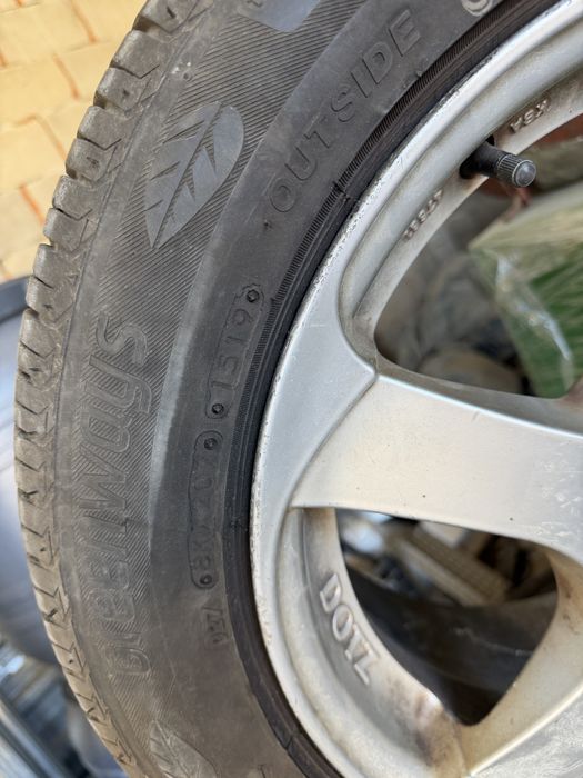 Летни гуми с джанти 205/55/r16 Mercedes