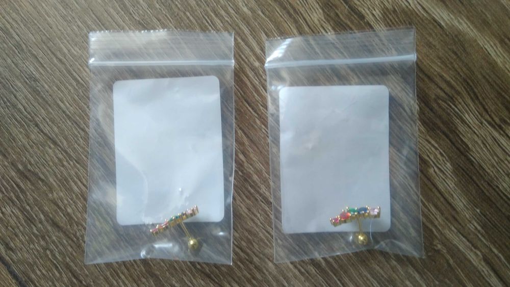 Серьги гвоздики из серебра