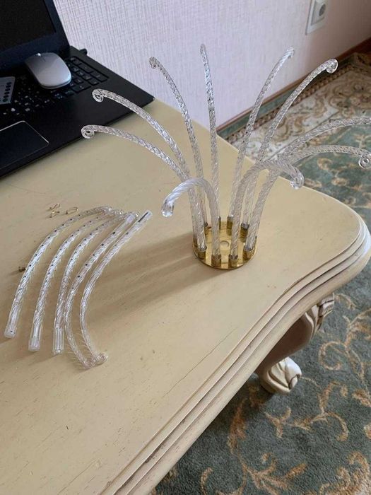детали от чешской хрустальной люстры