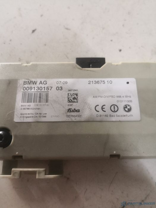 Amplificator Antena Bmw X6 (E71, E72) [ 2007 - 2014 ] Oem 00913015703