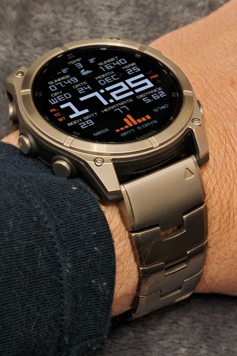 Garmin Fenix 8 display amoled sapphire, titan, 51 mm cu garantie