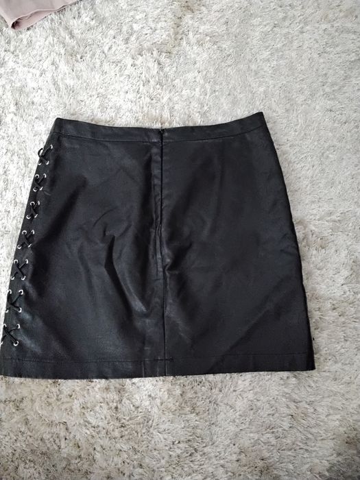 Fustă imitație piele