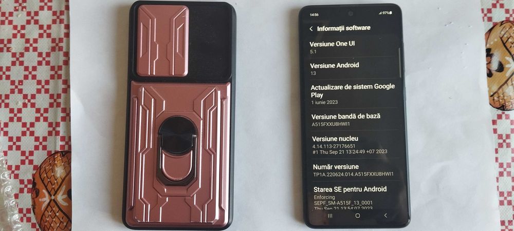 samsung A51 + carcasa 350 LEI