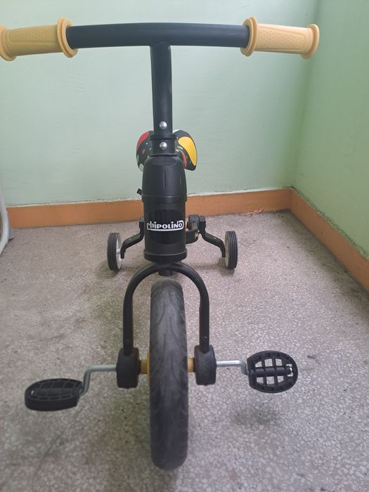 Колело за балансиране 2 в 1 Chipolino Макс Байк, цвят жълт