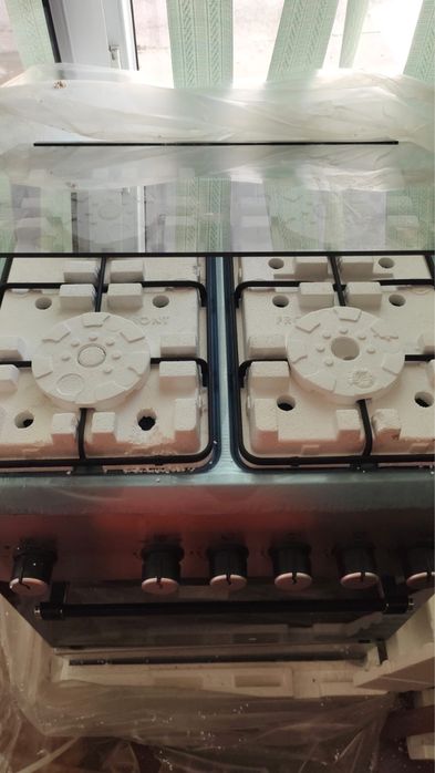 Жаңа қолданылмаған газ плитасы