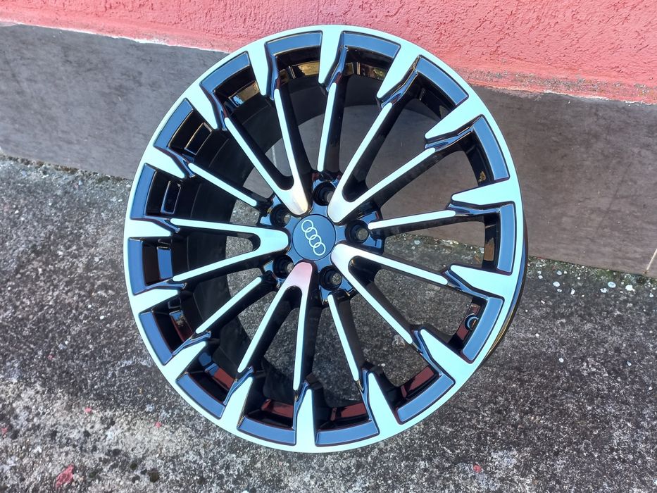 19.Audi S.Line 8.5j et35 Black Polish Diamond A3 A4 A6 A7 A8 Q2 Q3 Q5