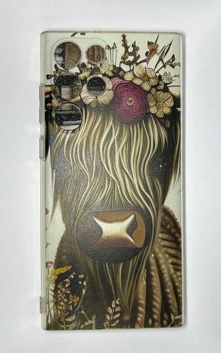 Husă Samsung Galaxy S22 Ultra - Silicon - Design Highland Cow (Scoția)
