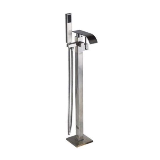 Baterie cada freestading (podea) inox