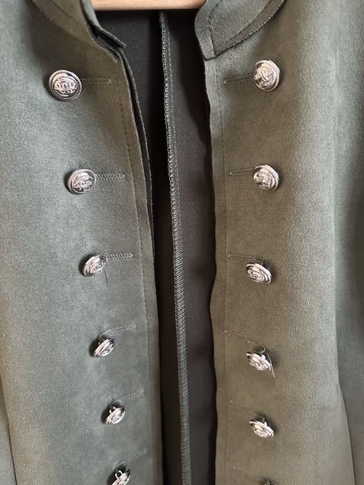 Сако/блейзер тъмнозелено велур М