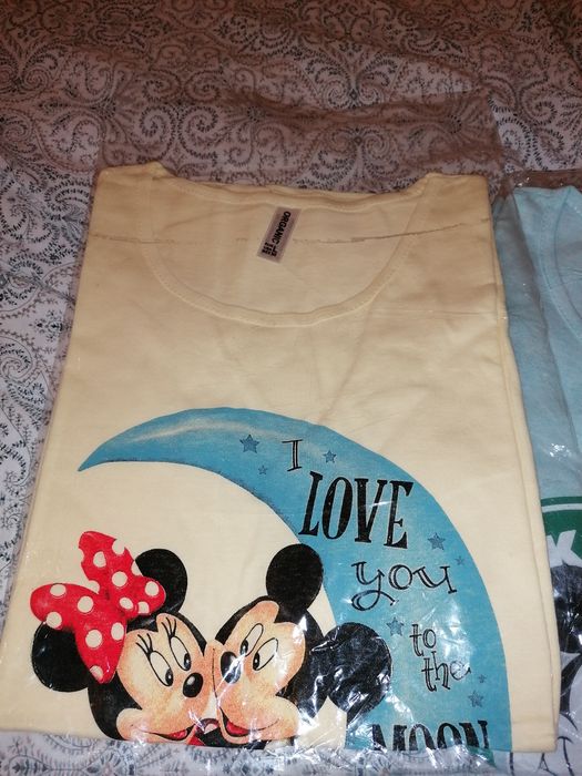 Vând tricouri noi mickey și Minnie dama copii mărimea S