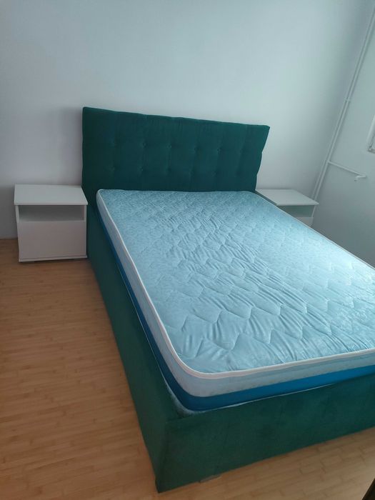 Pat tapițat cu somiera rabatabila 140/200
