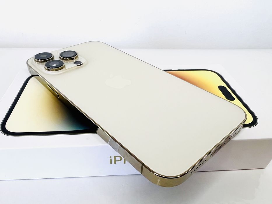 Apple iPhone 14 Pro Max 128GB Gold Перфектен! Гаранция!