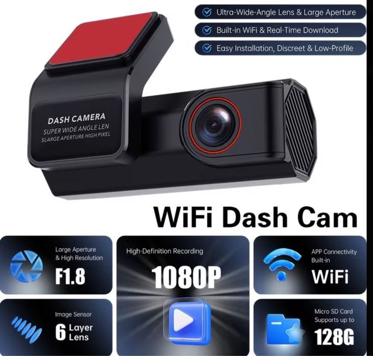Camera auto de bord Full HD 1080P