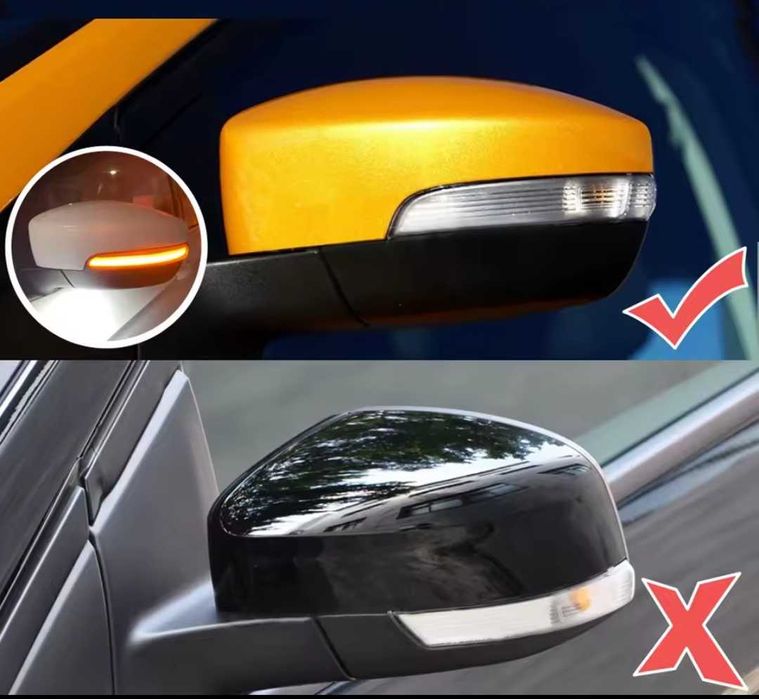 Динамични - Бягащи лед мигачи за огледала - LED FORD Kuga