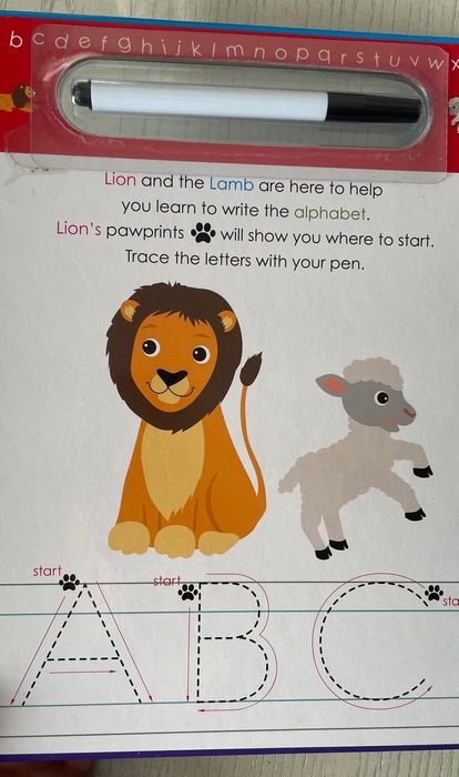 Книга Алфавит обучающая на Английском языке