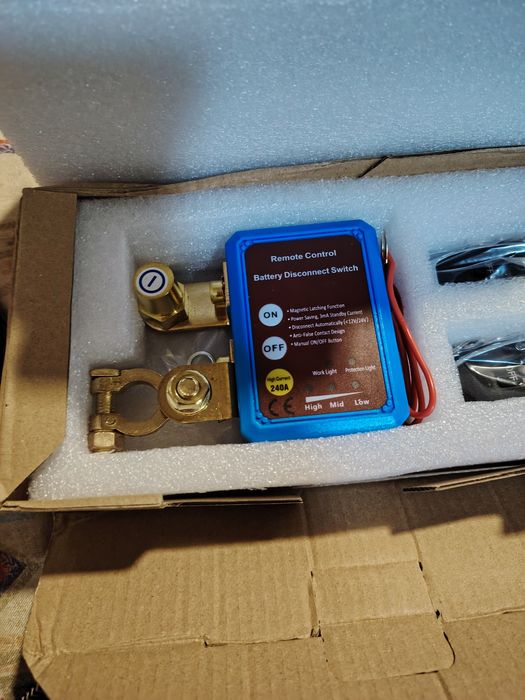 Дистанционен превключвател за батерия, 12V 240A