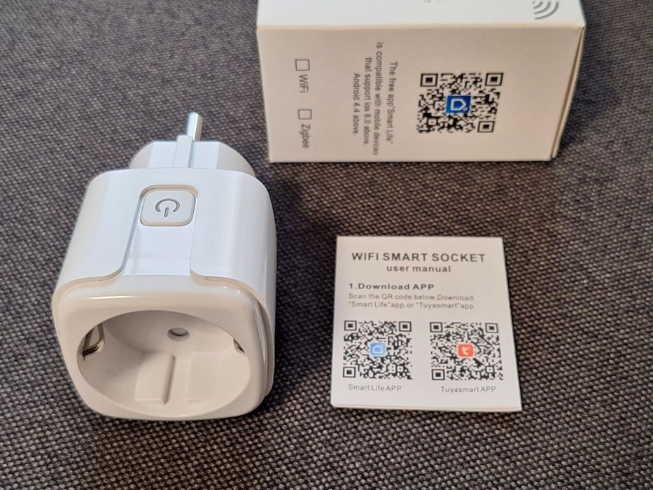 Смарт контакт WiFi smart 20А с вграден електромер и пълен контрол