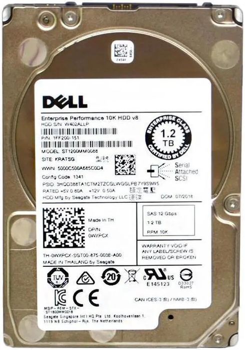 Dell Enterprise Performance 10K HDD v8 1.2TB