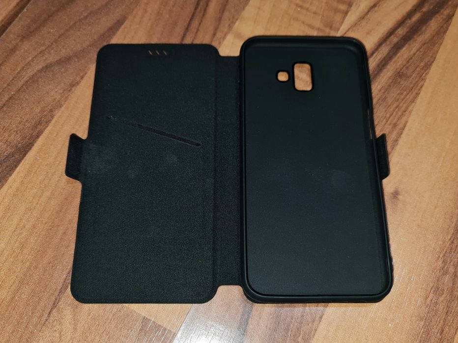 Husa flip originala Lemontti Magnetic Book Cover Samsung J6+ J6 Plus