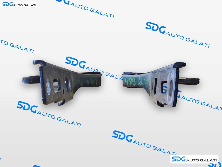 Set Balama Balamale Stanga Dreapta Capota Motor Audi Q7 4L 2007 - 2015 Cod 4L0823301 4L0823302 [LN0661]