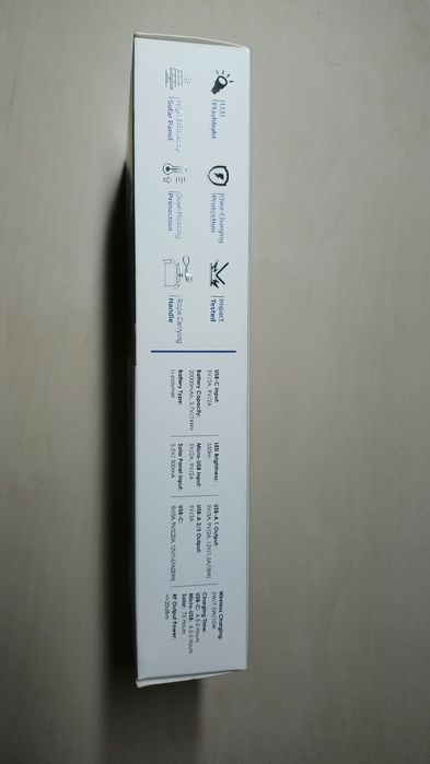 Promate Solar Power Bank 20000 mAh 20 W 5 in 1