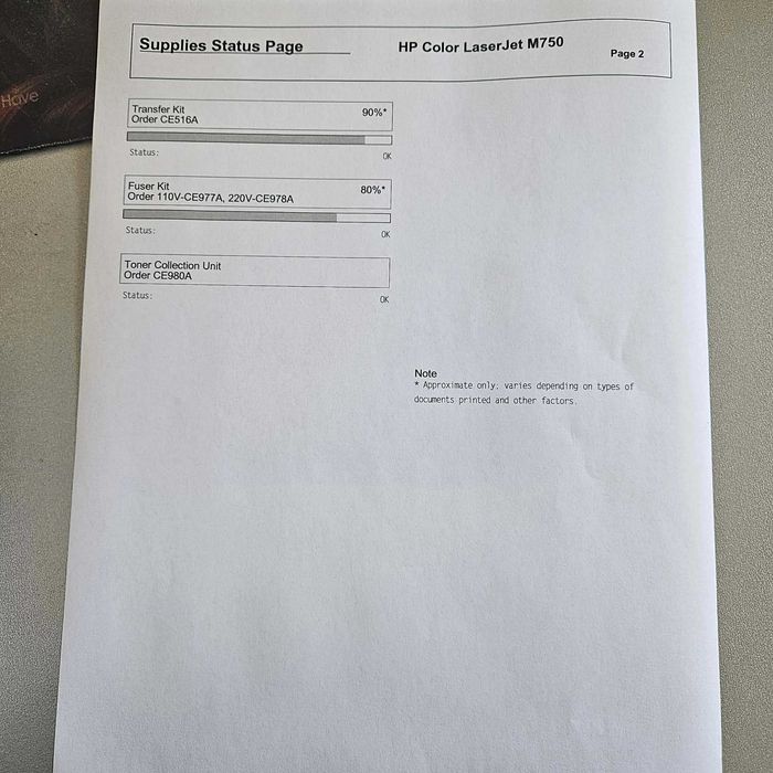 HP Color LaserJet M750 - А3 цветен лазерен принтер