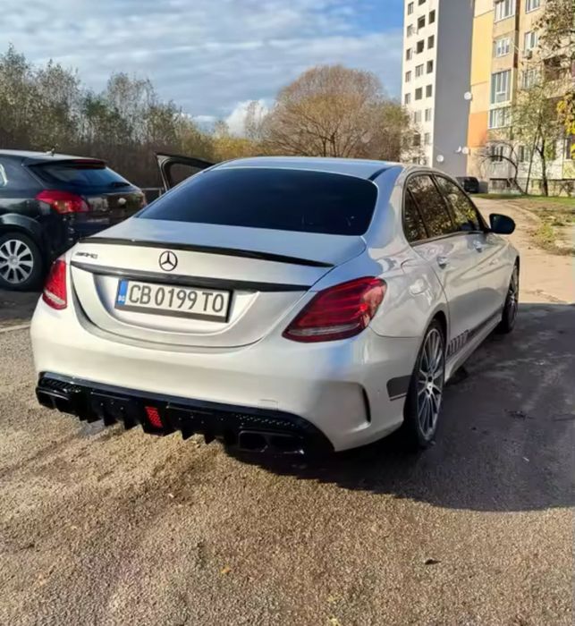 BRABUS Дифузьор за Mercedes W205 / S205 - Черен Гланц - Тунинг