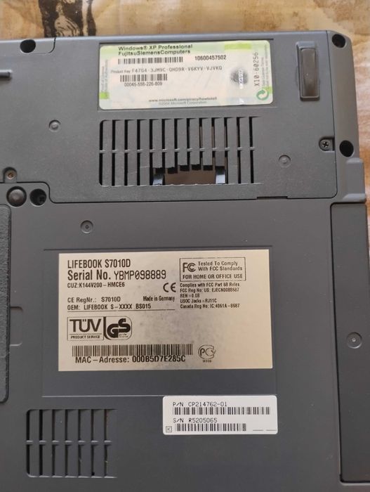 fujitsu  siemens  lifebook S7010D