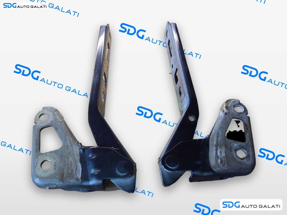 Set Balama Balamale Stanga Dreapta Capota Motor Audi Q7 4L 2007 - 2015 Cod 4L0823301 4L0823302 [LN0661]