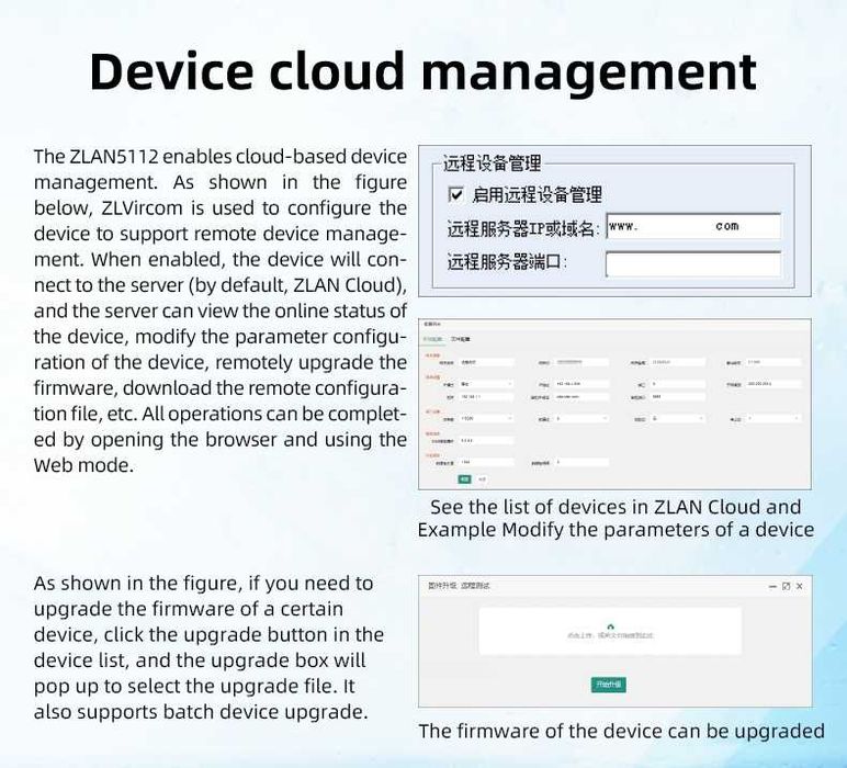 ZLAN5112 конвертор – RS232/RS485/RS422 Modbus TCP Gateway