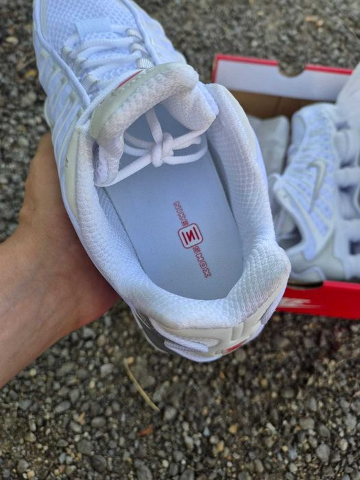 Nike Shox TL White Metalic Silver, mărimi 41  43
