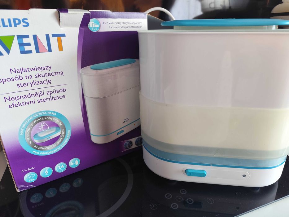 Sterilizator Avent+set biberoane Avent+cana Avent