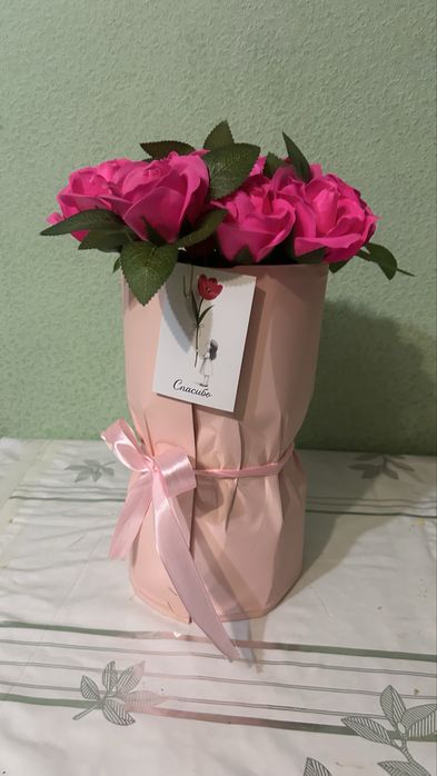 Цветы мыльные букеты 15 шт