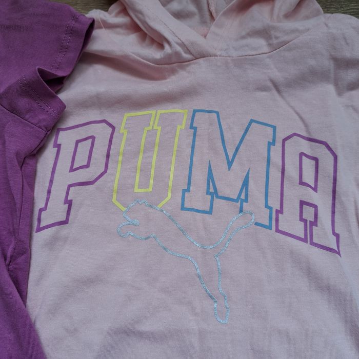 Детски комплект Puma тениска, блуза с дълъг ръкав и клин р-р 128 S