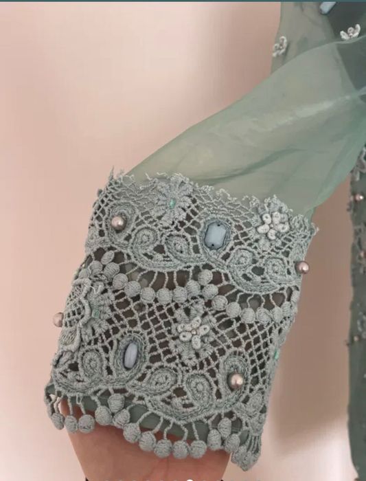 Рокля на Twin Set, резедаво зелено