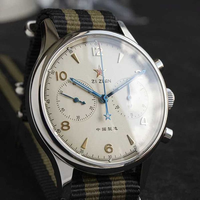 Ceas 1963 Polit Cronograf ST1901 Mecanic Air Force 40mm Safir Seagull