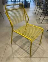 Стул металлический ( желтый)