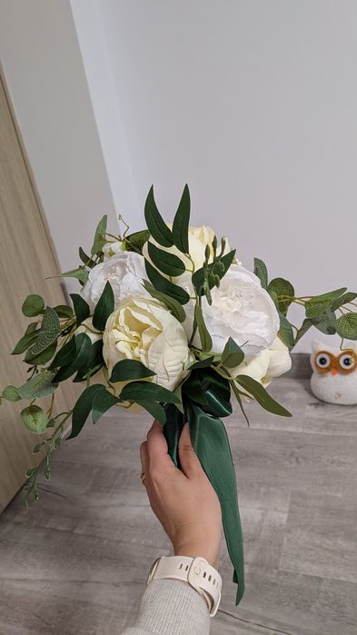 Buchet mireasa flori artificiale 100 lei