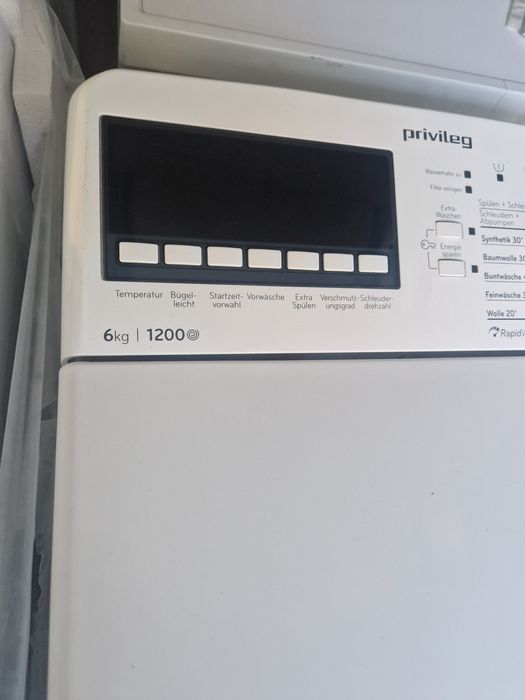 Пералня с горно зареждане Privileg Нова А+++