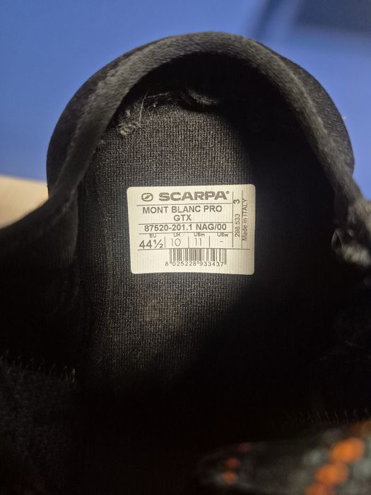 ботинки Scarpa Mont Blanc Pro GTX
​Состо