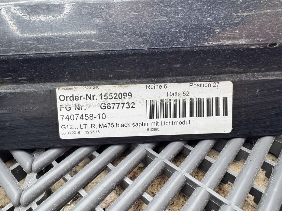 Praguri BMW Seria 7 G12 Long