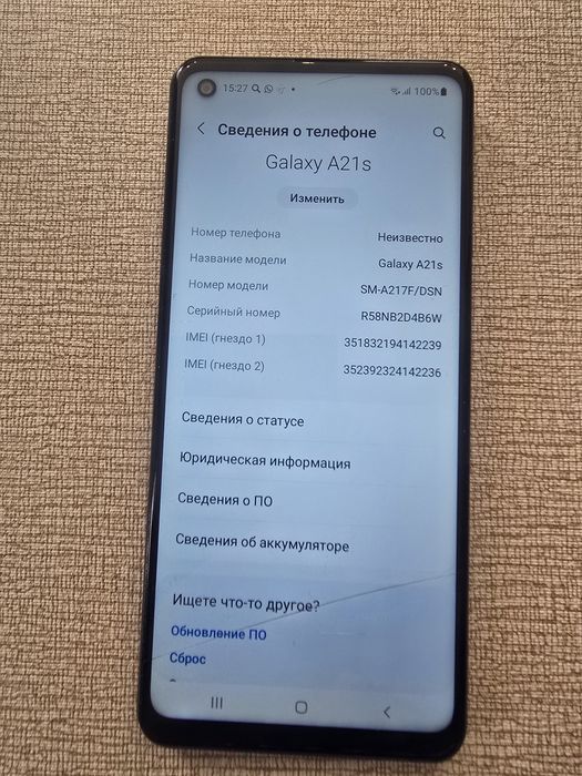Продаю Самсунг А21s